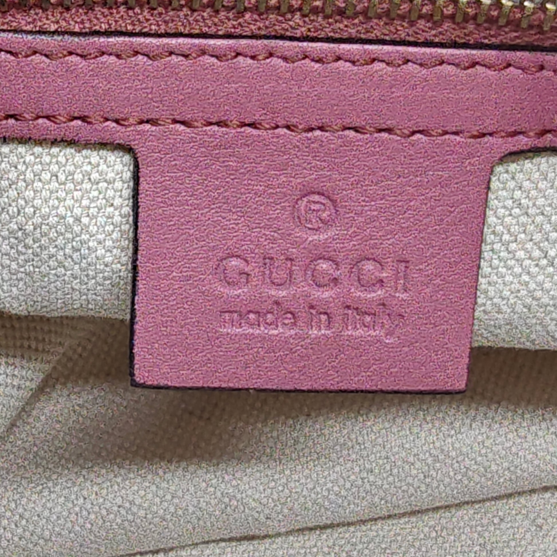 Joy Boston Bag Microguccissima Leather Medium