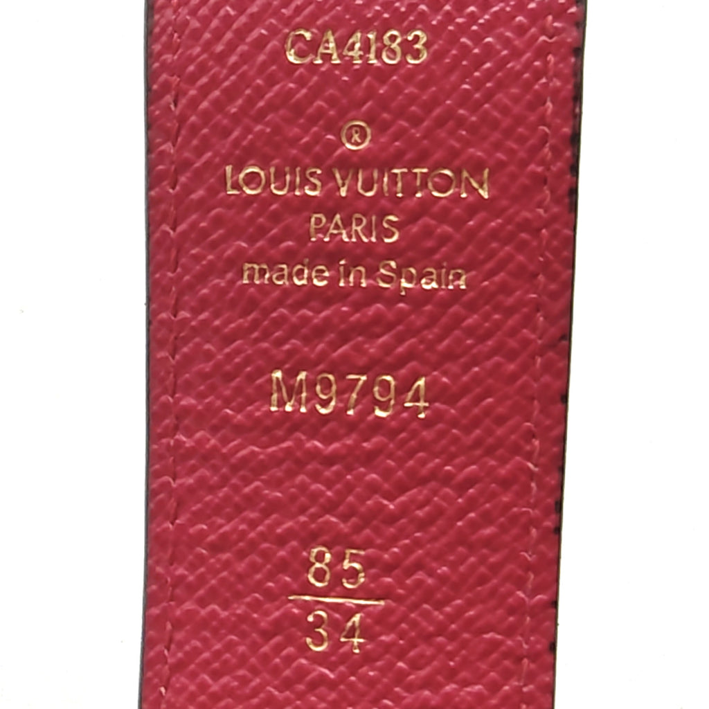 Initiales Rainbow Monogram 30MM Reversible Waist Belt