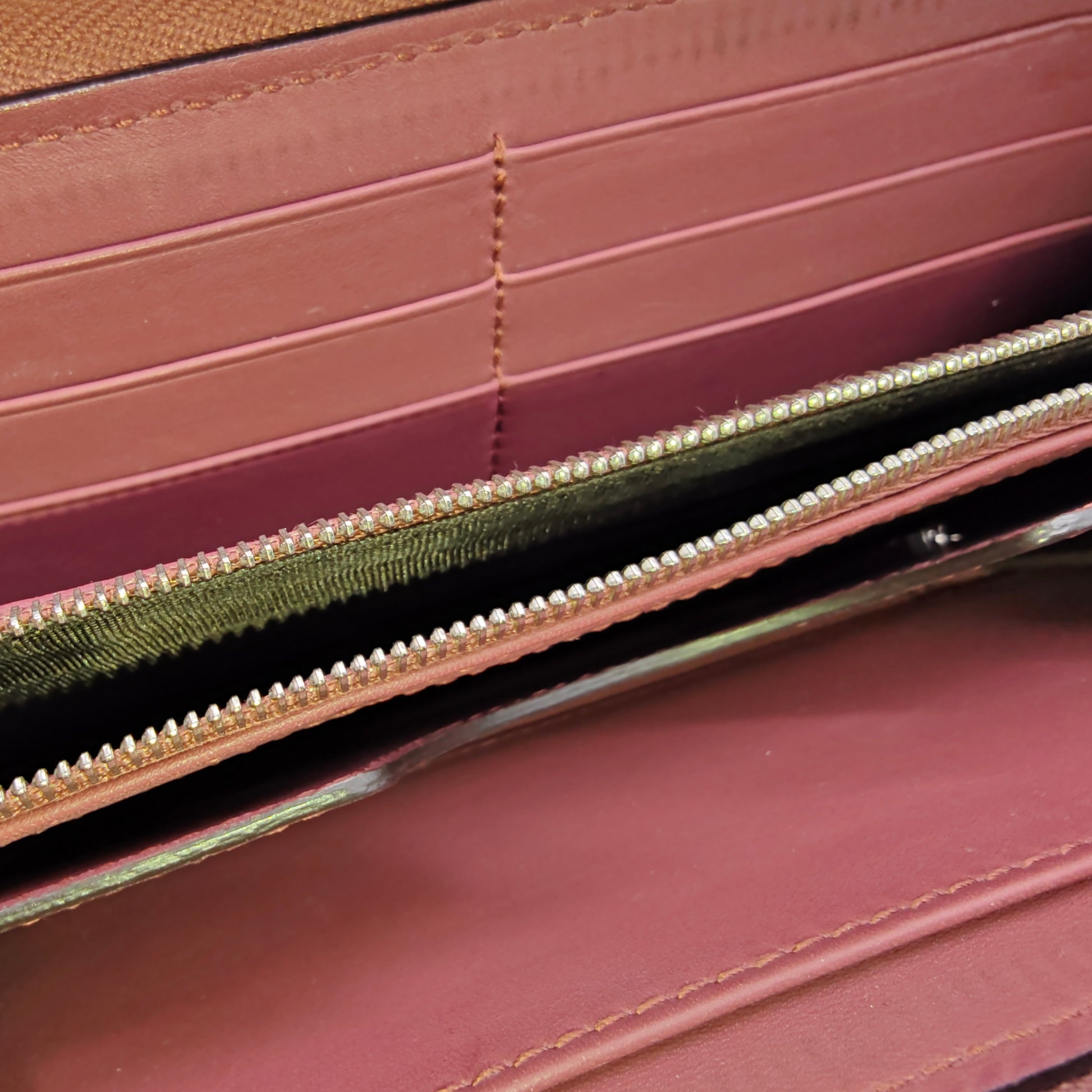 GG Blooms Zip Around Wallet