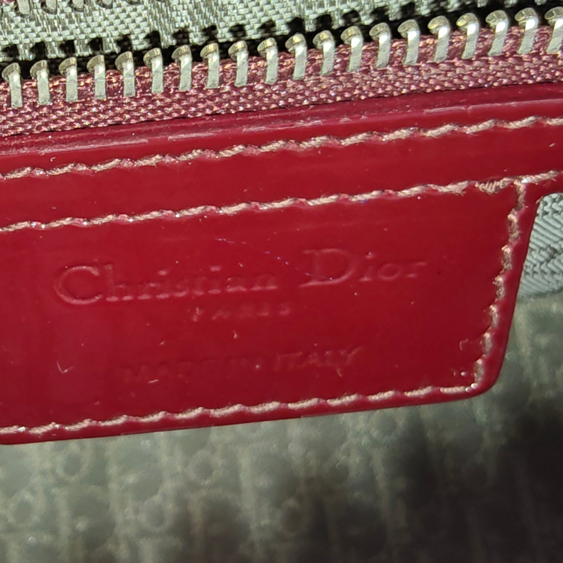 Lady Dior Bag Cannage Quilt Patent Medium