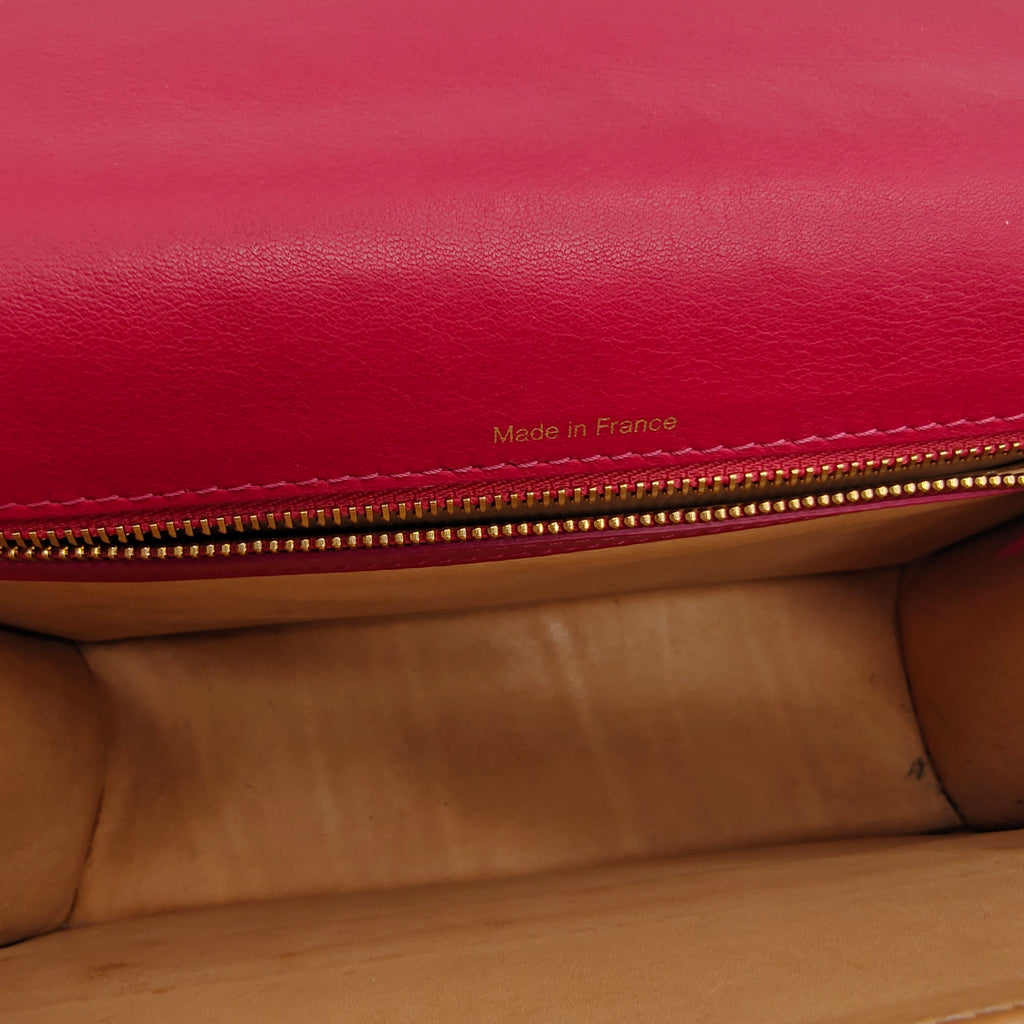 Red Leather Madame Crossbody Bag twins