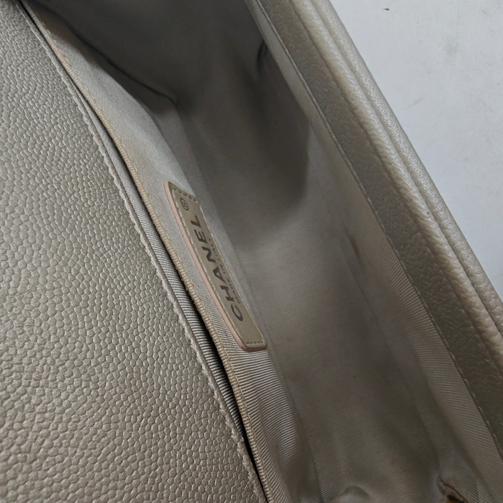 Boy Flap Bag Quilted Caviar Small Twins