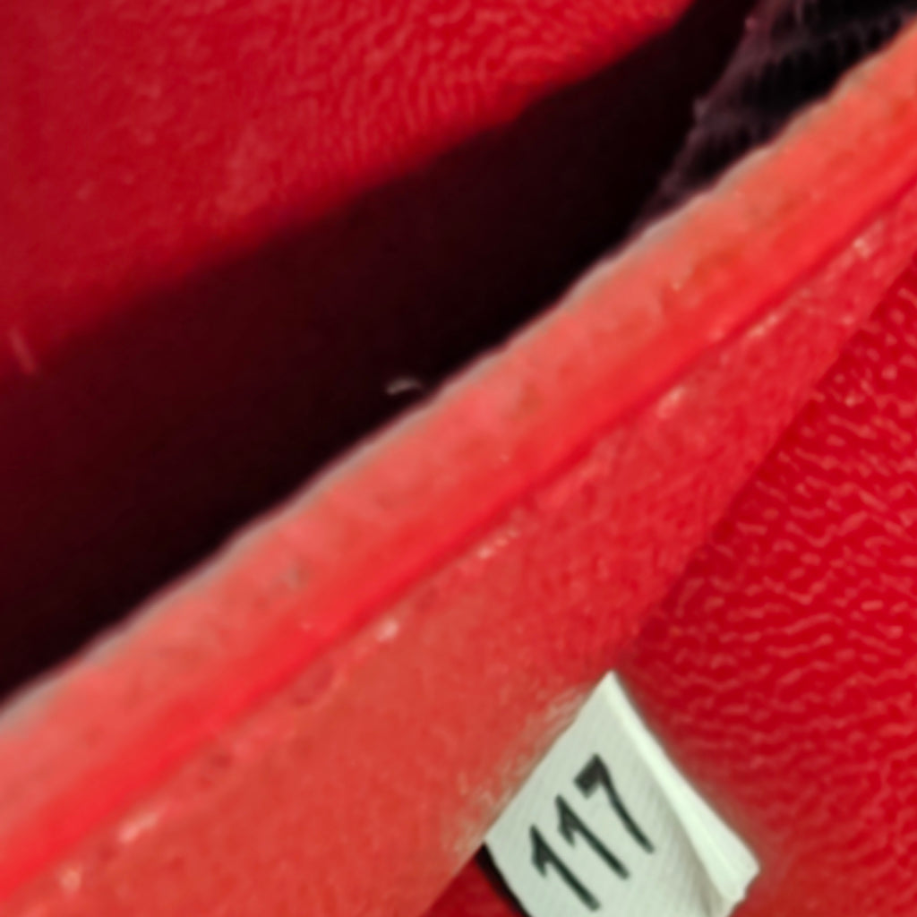 Prada Saffiano Cuir Double Bag Large red inside twins