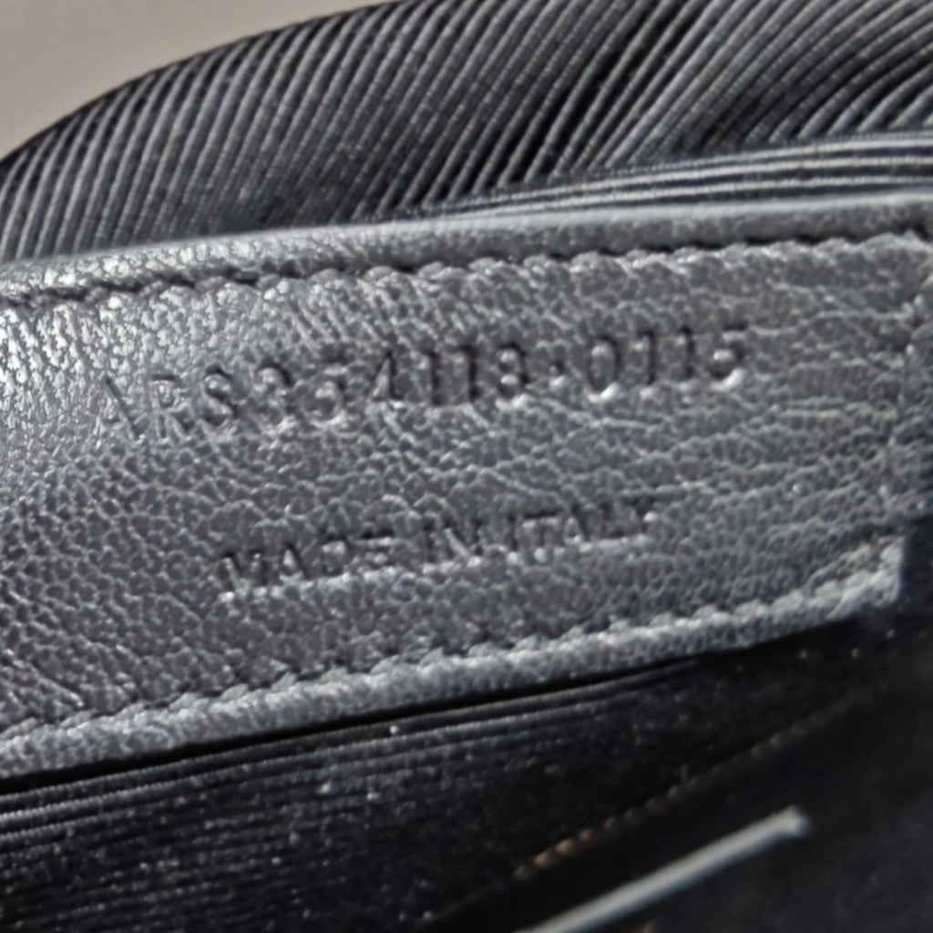 Saint Laurent Bandolera Satchel Monogramme de Cuero