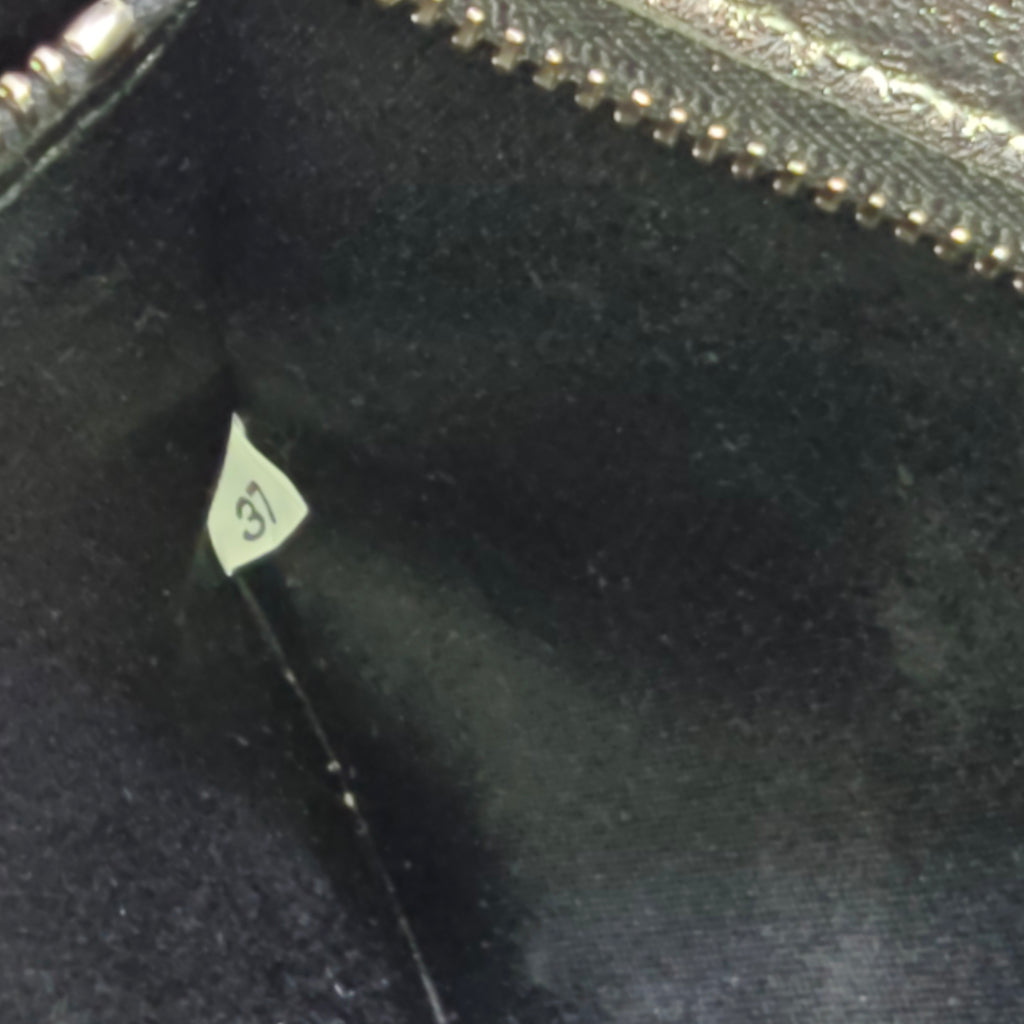 Small Metallic Silver Miu Confidential Matelassé Nappa Leather Bag