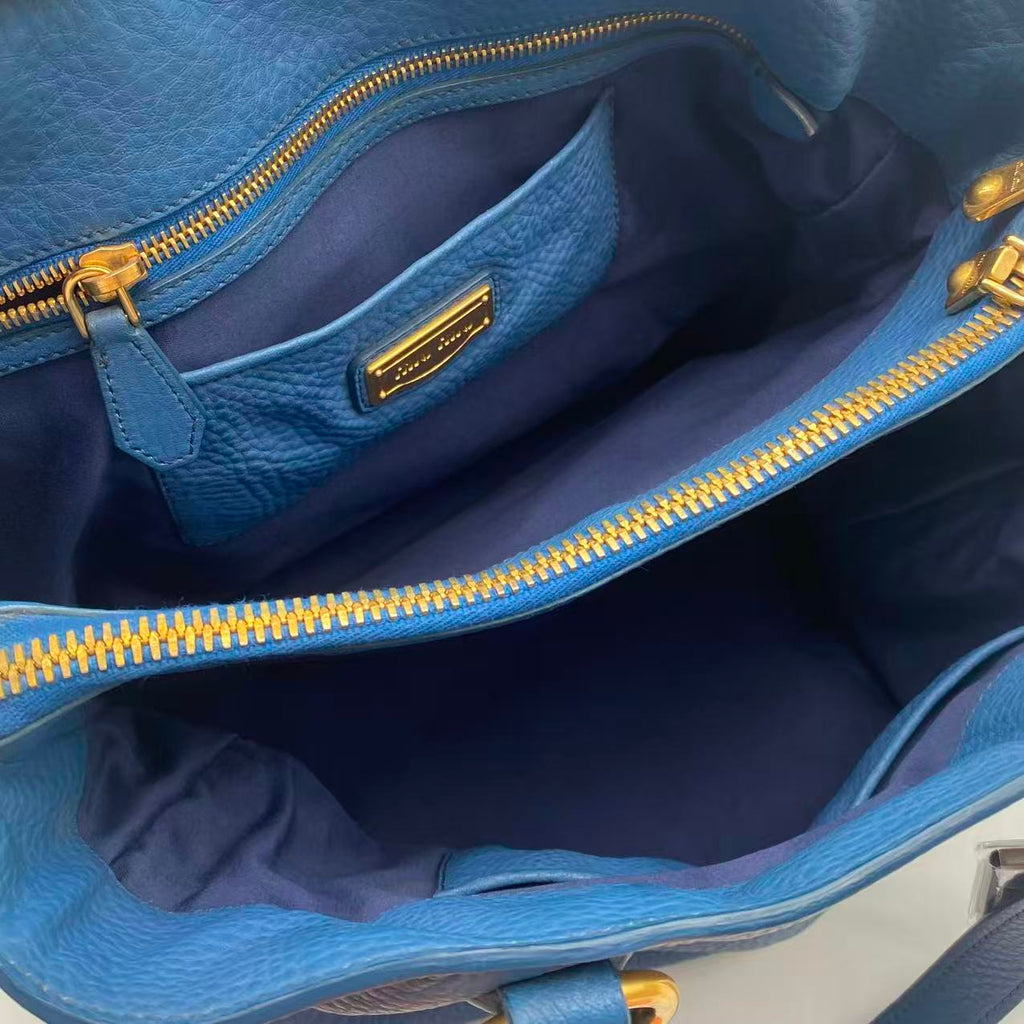 Vitello leather handbag