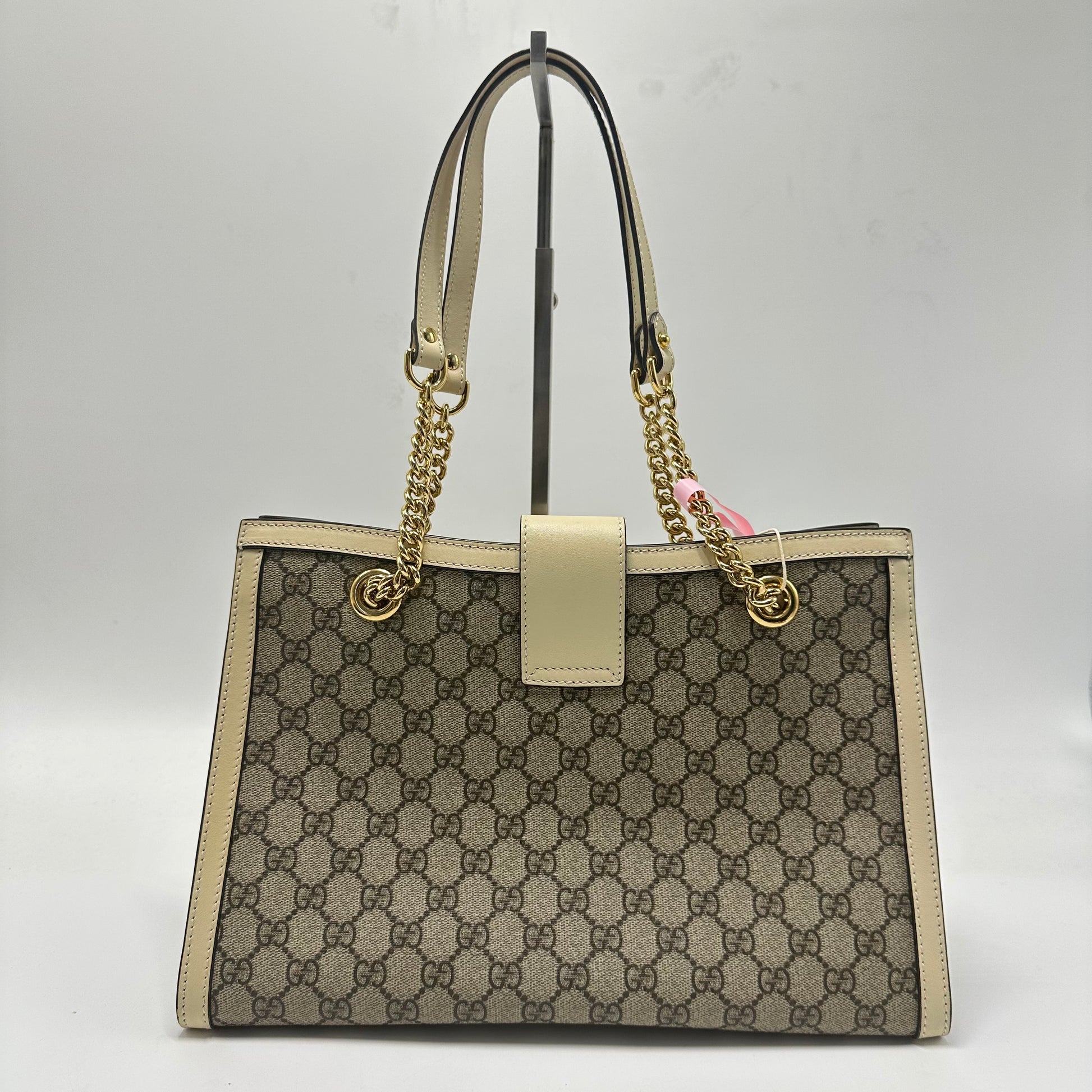 Padlock Chain Tote Guccissima Leather Medium twins