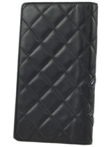 Chanel Black Calfskin Cambon Ligne Long Wallet