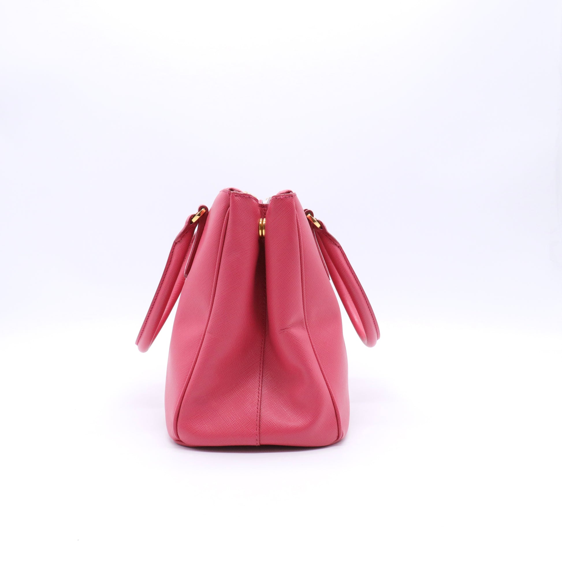Double Zip Lux Tote Saffiano Leather Medium Twins