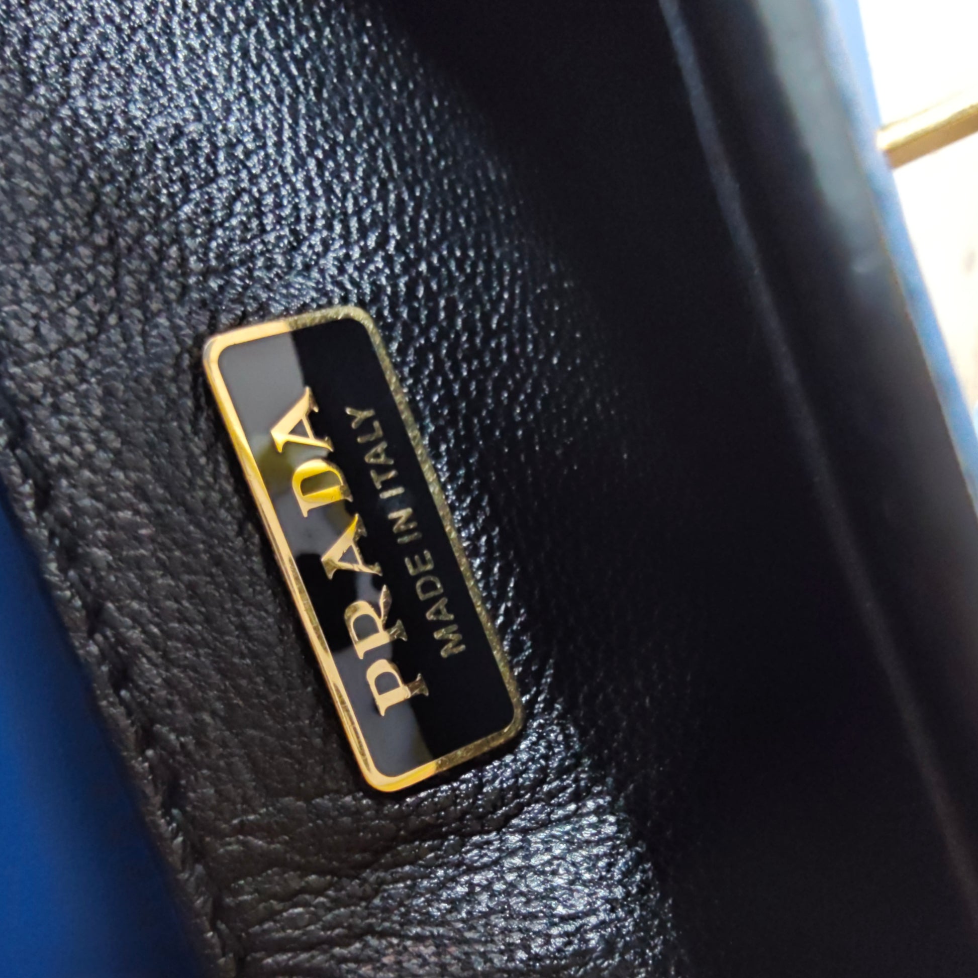 Prada City Calf Saffiano Cahier Bag Astrale Black twins LDJ3691