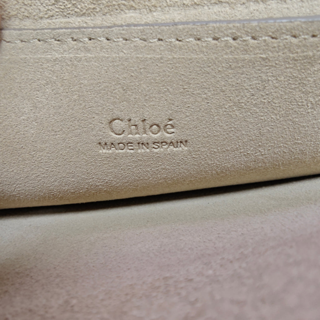 Chloe Suede Calfskin Small Faye Shoulder Bag Black twins B20981