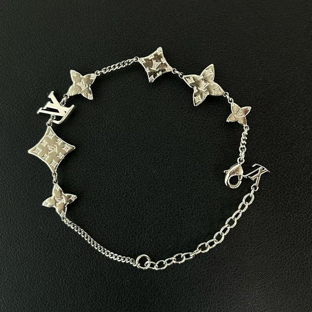Louis Vuitton Monogram Big Party Link Charm Bracelet twins LDJ4295