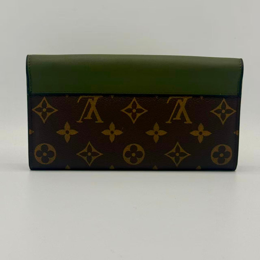 Sarah Tuileries Wallet Monogram Canvas and Leather