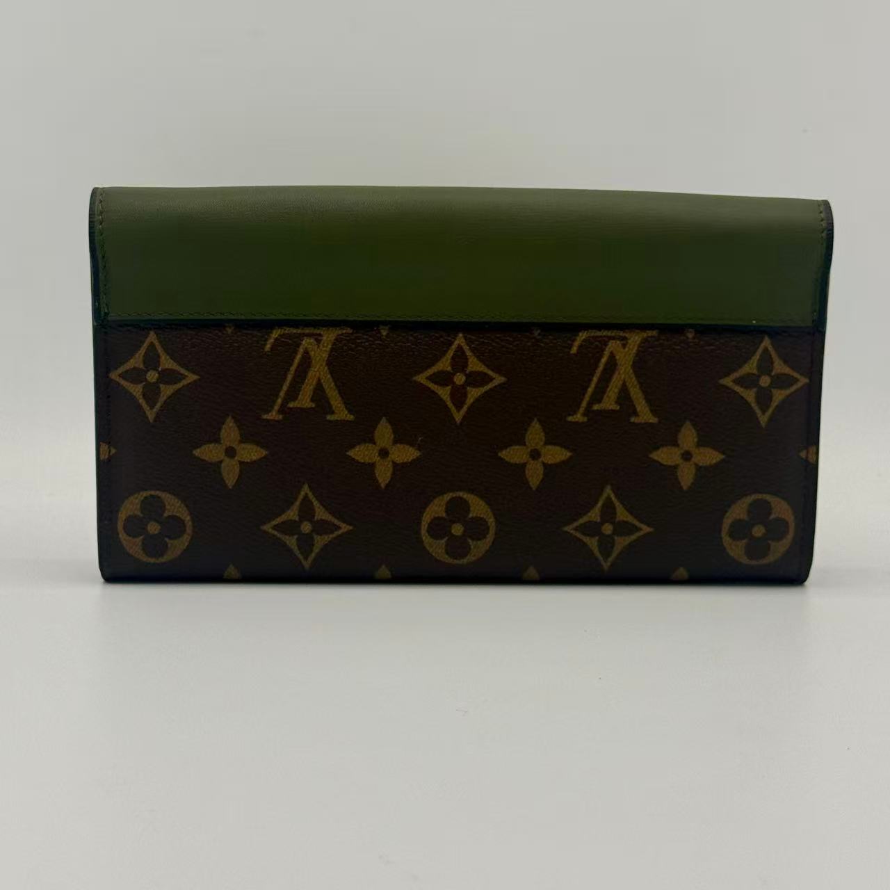 Sarah Tuileries Wallet Monogram Canvas and Leather
