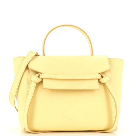 Belt Bag Textured Leather Micro twins