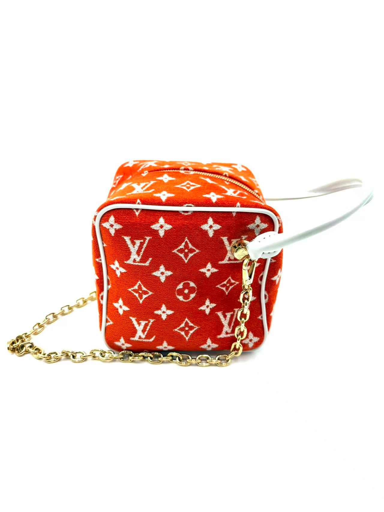 Square Bag LV Match Monogram Jacquard Velvet