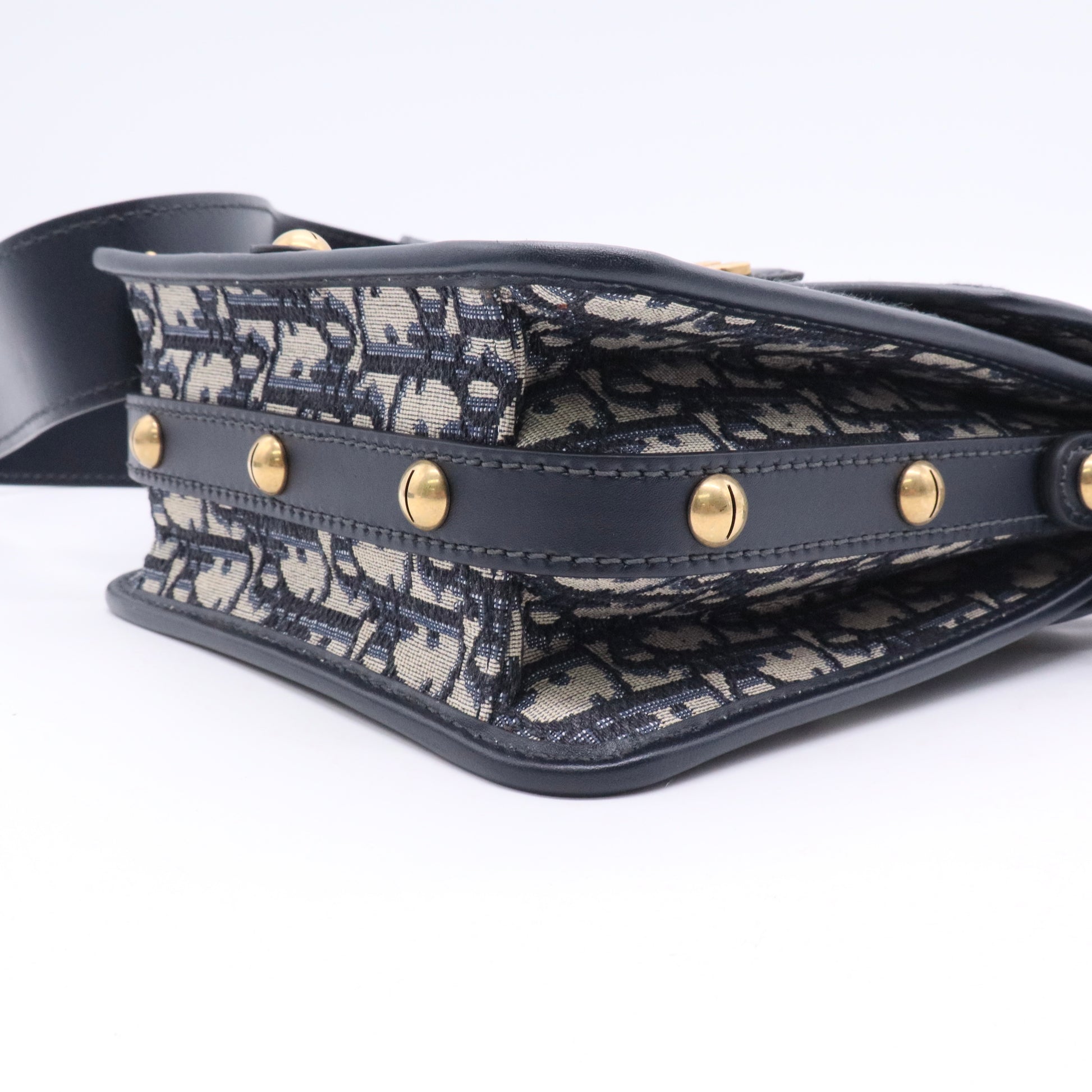 Blue Oblique Canvas DiorAddict Square Flap Bag Twins LDJ3498