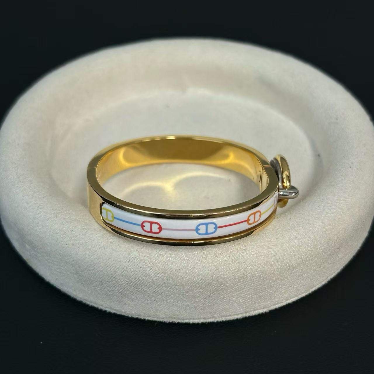 Hermès Mini Clic Chaine d'Ancre Bracelet Twins LDJ4174