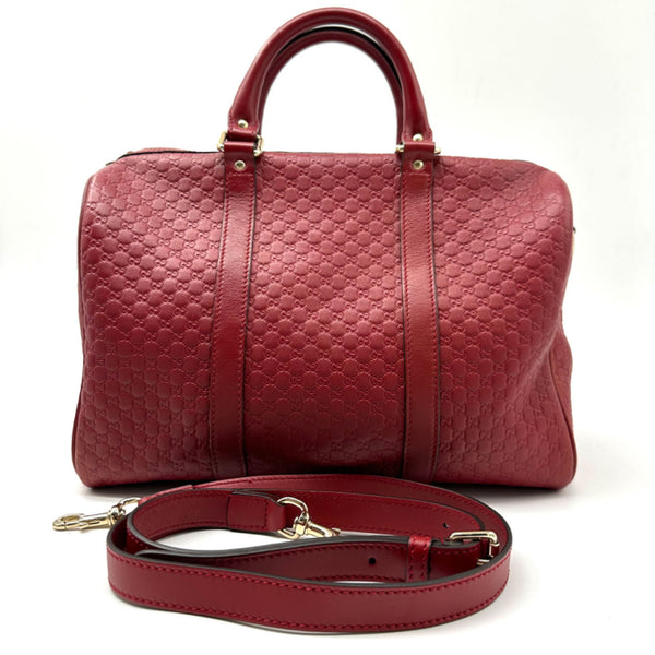 Gucci Joy Boston Bag Microguccissima Leather Medium