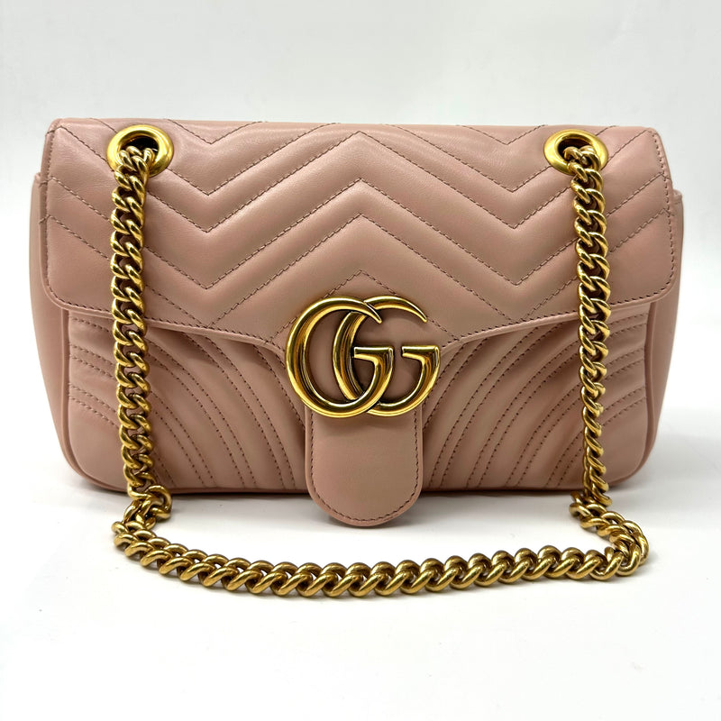 GUCCI Small Marmont Matelasse Shoulder Bag