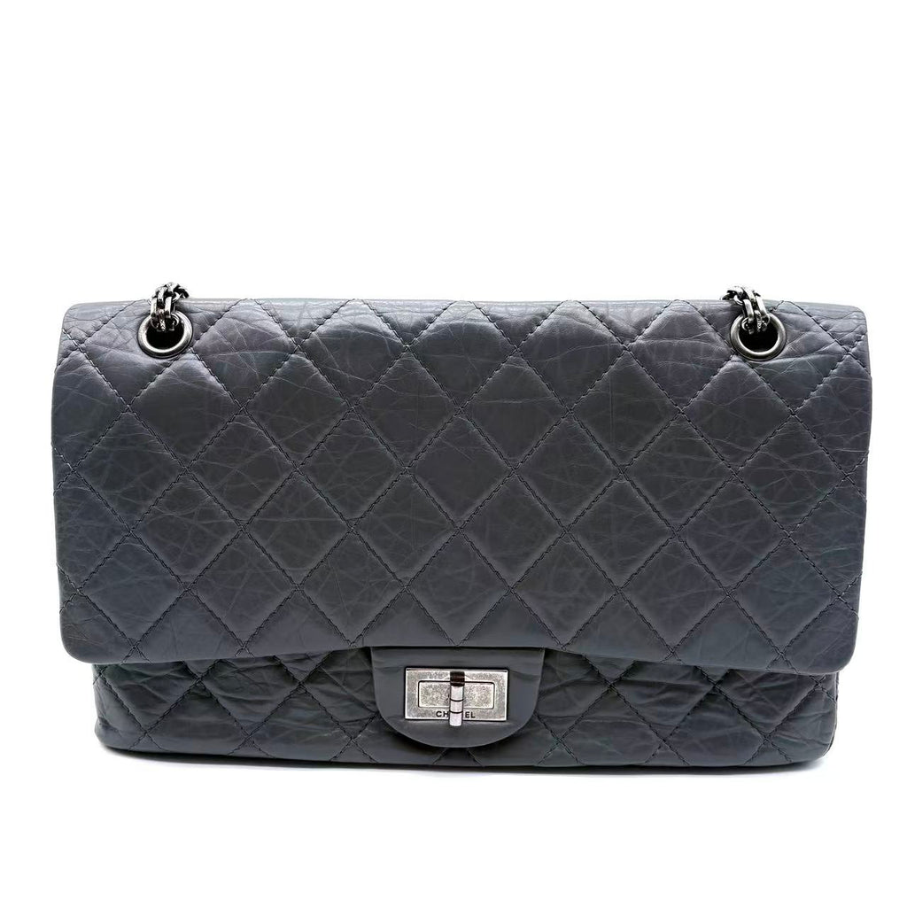 Reissue 2.55 Flap Bag Metallic Quilted Aged Calfskin