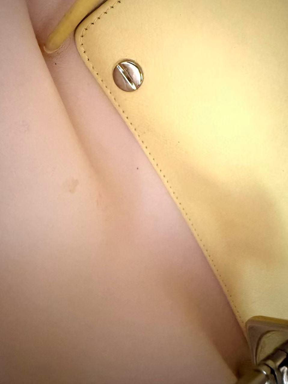 Dior Yellow Petal Bucket Bag