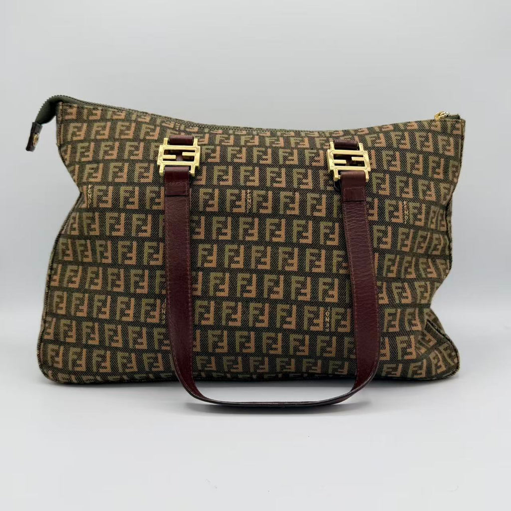 Brown Zucchino Canvas Shopping Tote