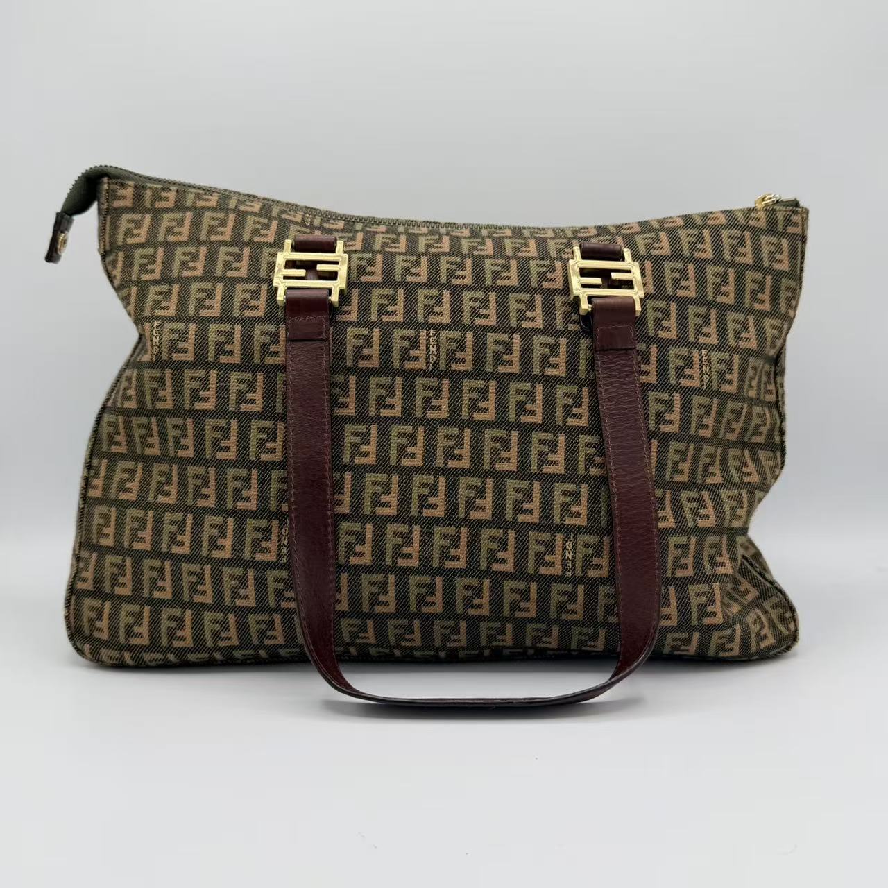 Brown Zucchino Canvas Shopping Tote