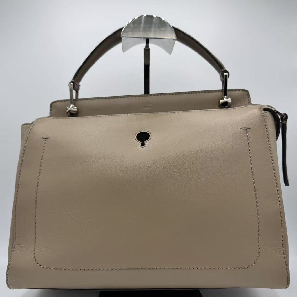 Fendi- Leather Dotcom Medium Handbag