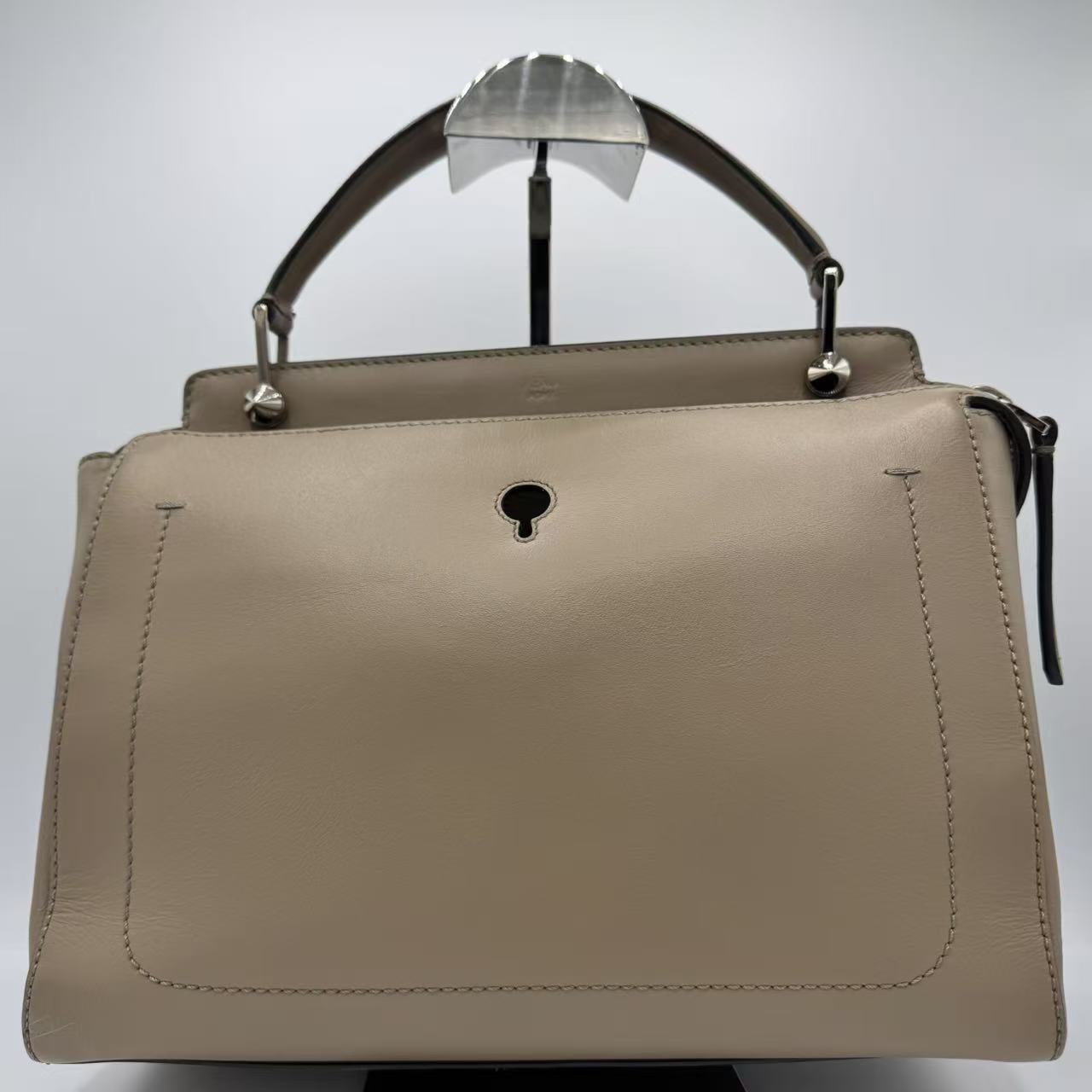 Fendi- Leather Dotcom Medium Handbag