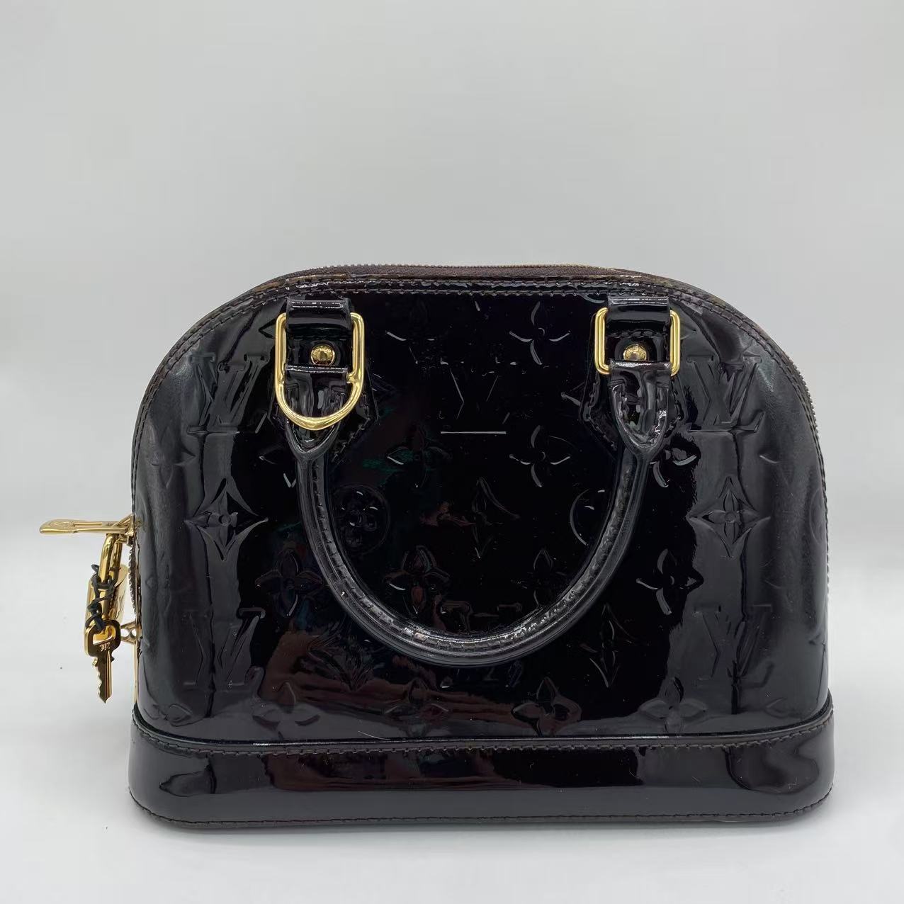 Alma BB patent leather crossbody bag