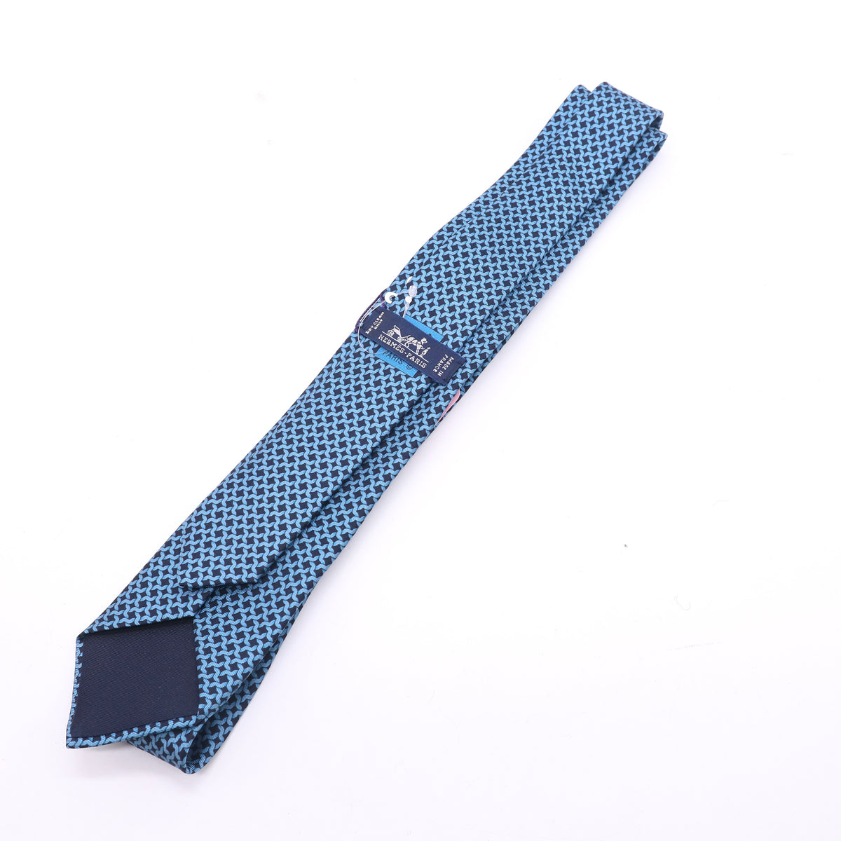 Hermes tie 7 cm Twins LDJ6893
