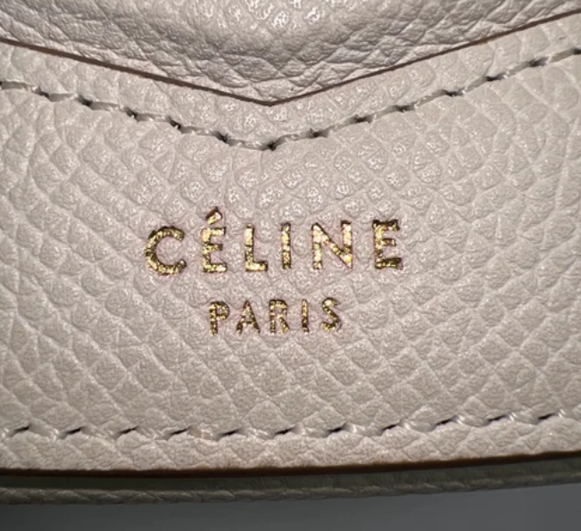 Grained Calfskin Small Trotteur White B24106