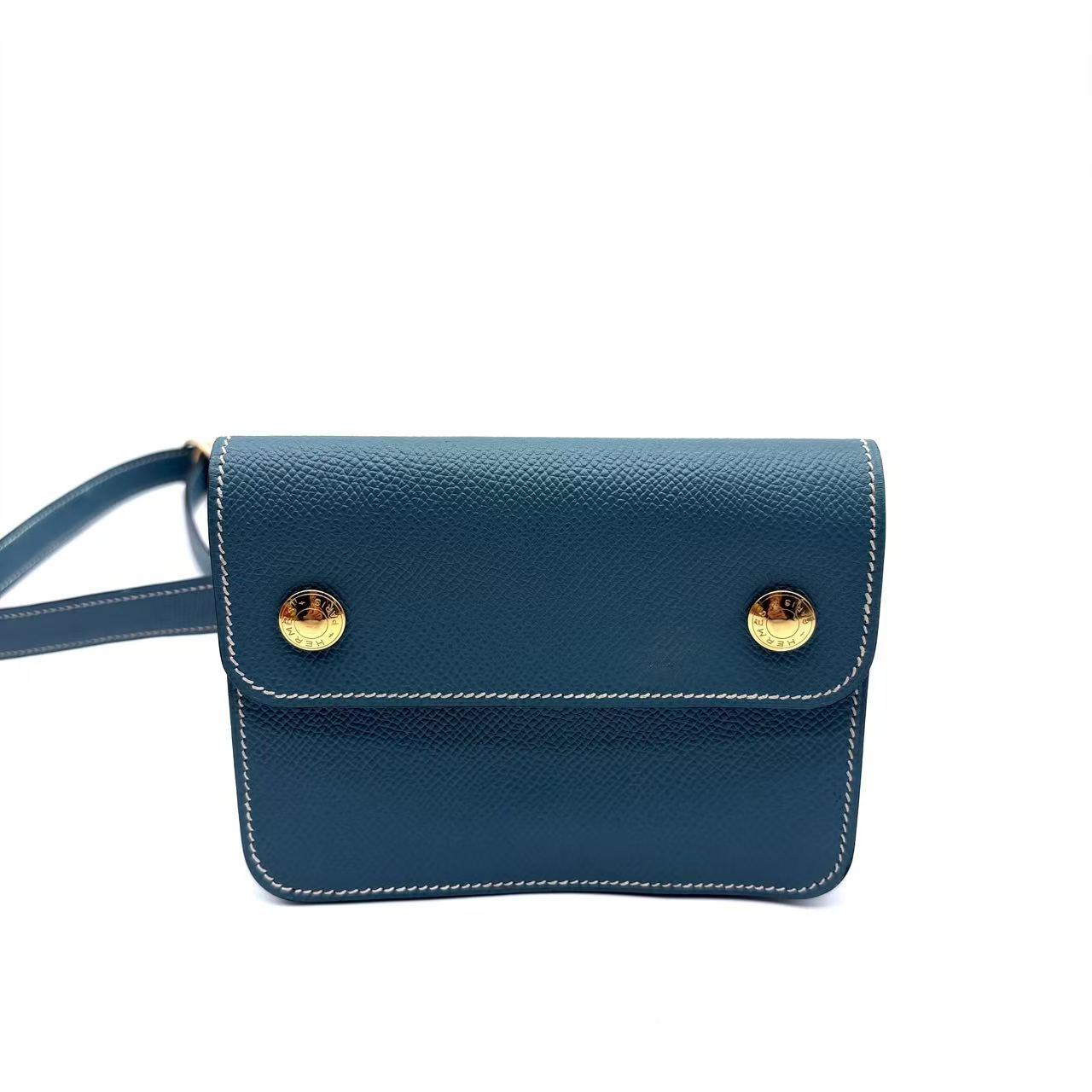 Pochette Green Belt Bag Leather