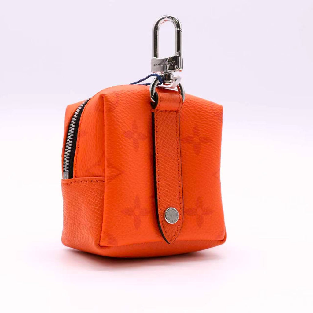 Louis Vuitton Box Pouch Bag Charm and Belt Charm Monogram Taigarama twins LDJ5409