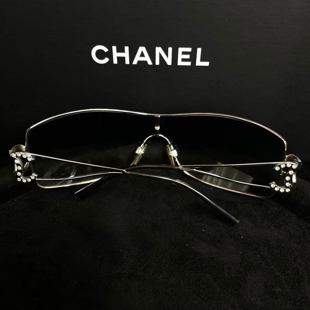 Crystal CC Logo Sunglasses Twins LDJ3853