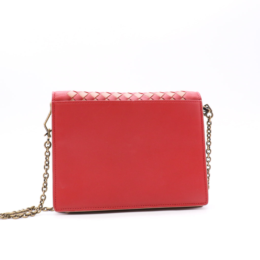 Bottega Veneta Intrecciato Nappa Chain Wallet twins LDJ5761
