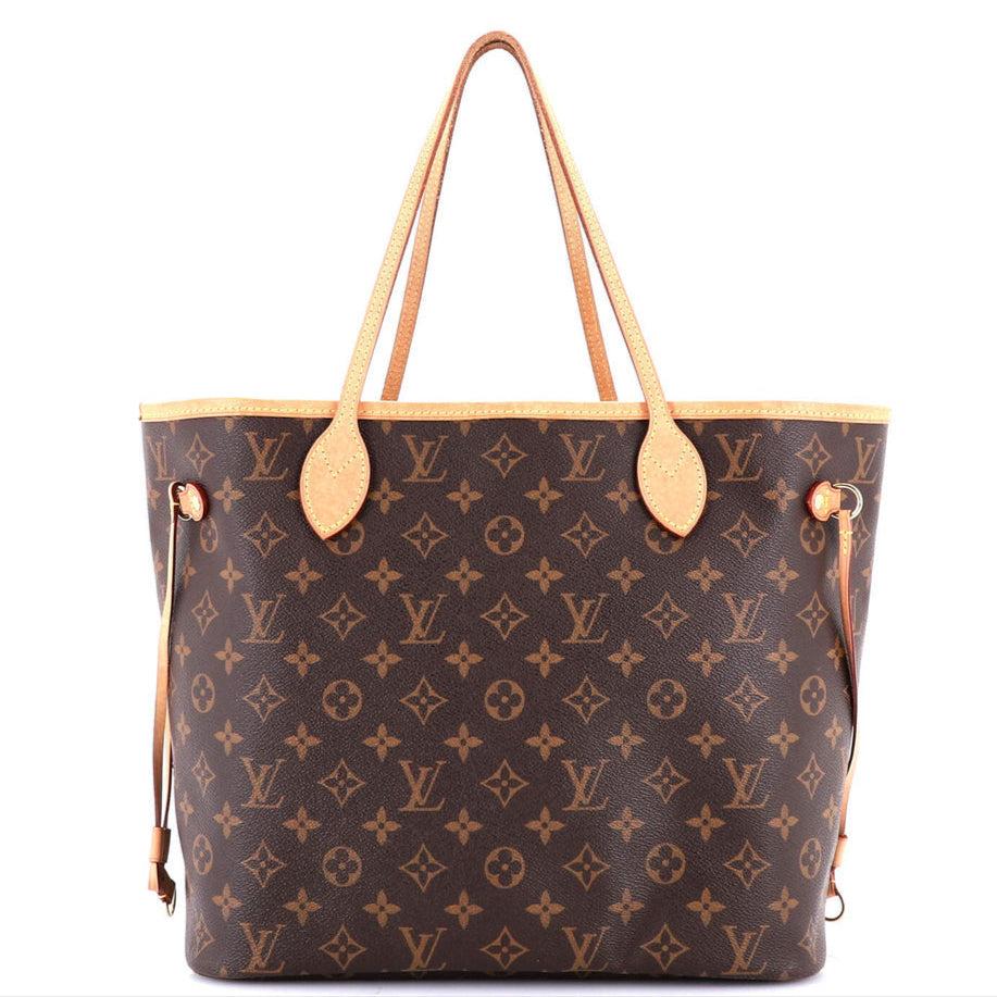 Neverfull NM Tote Monogram Canvas MM Twins
