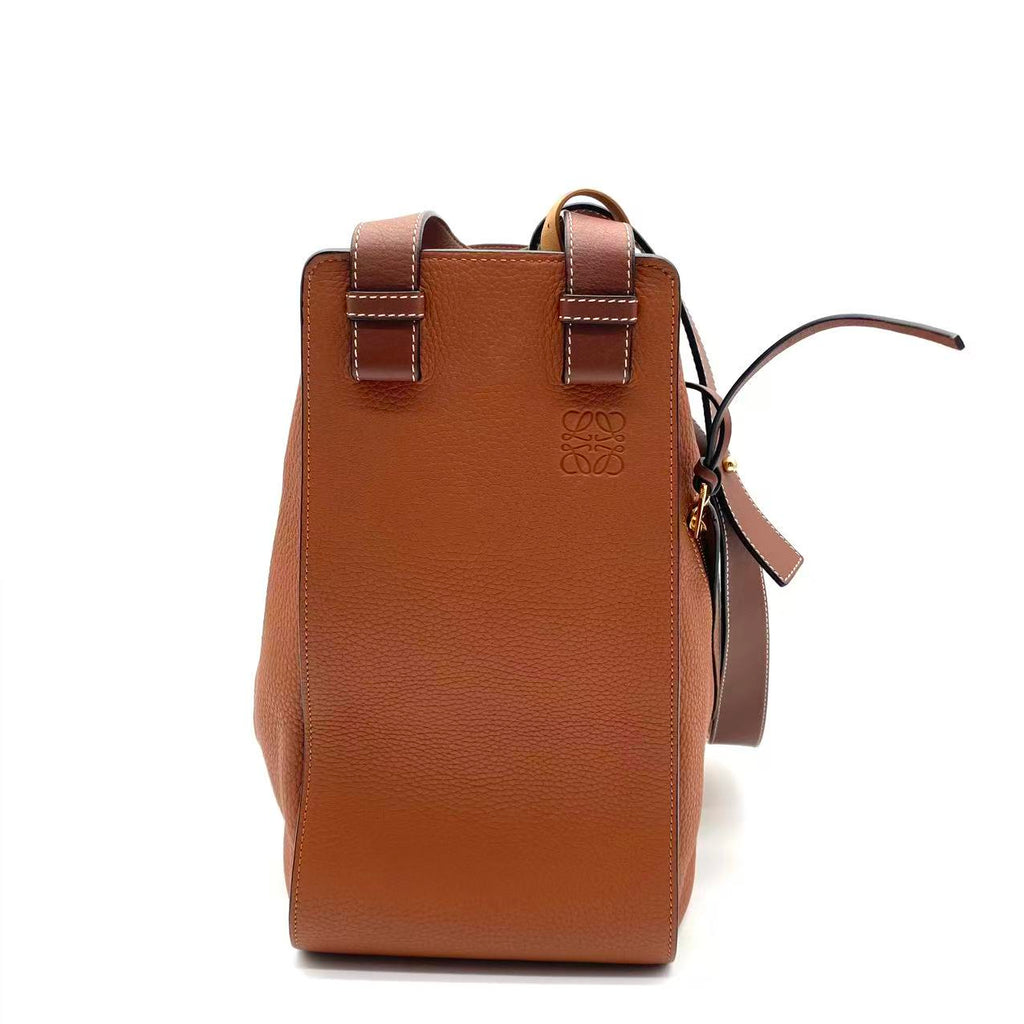 Hammock Calfskin Leather Shoulder Bag Brown