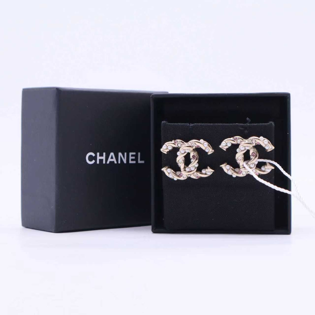 Chanel earrings  pearls and crystals Twins LDJ2811