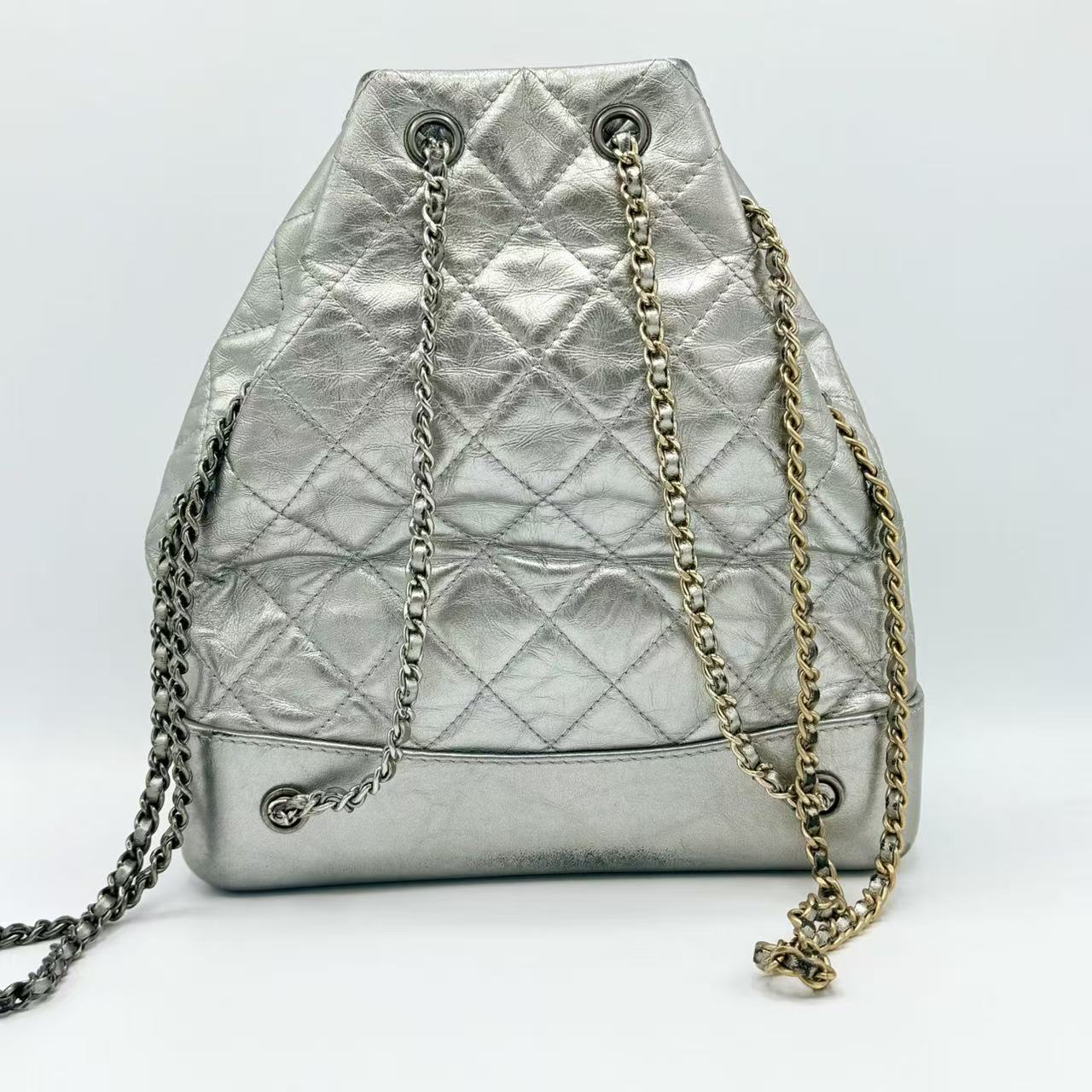 Silver Gabrielle Backpack Small