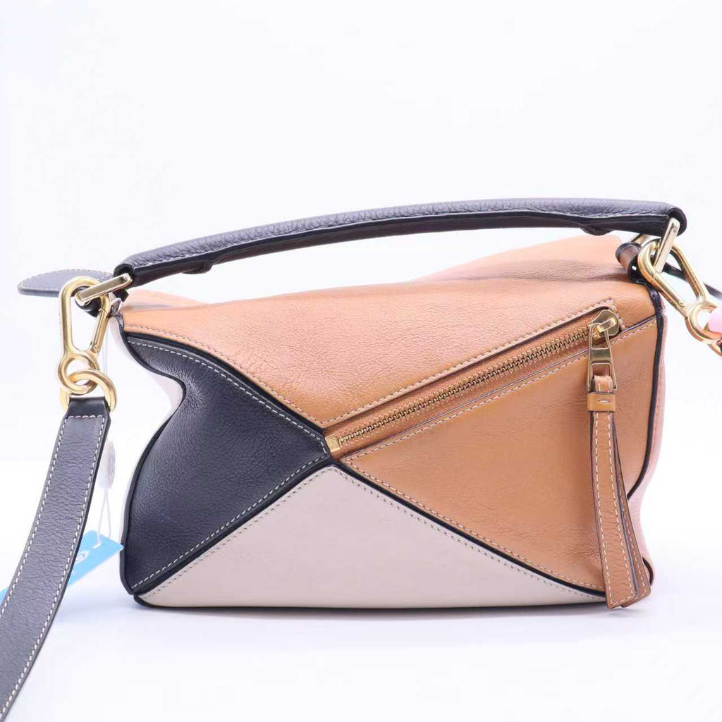 Puzzle Bag Leather Small Twins
