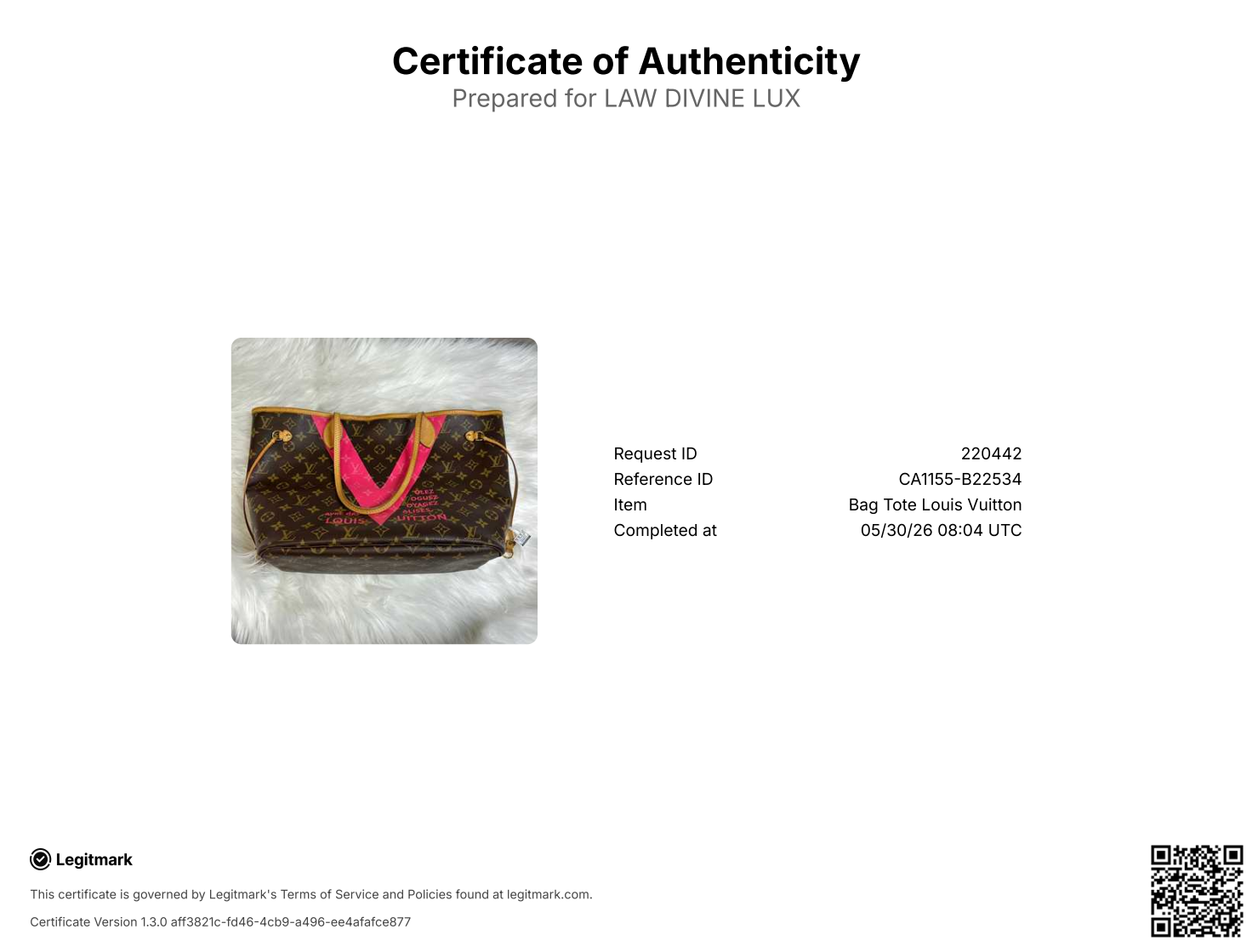 Louis Vuitton Monogram V Neverfull MM Grenade Twins B22534