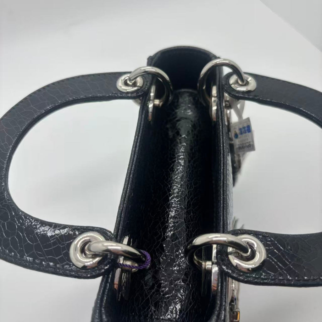 Mini Jeweled Swan Lady Dior