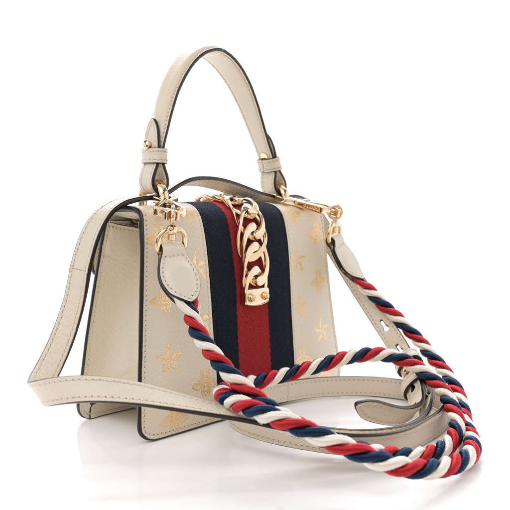 Sylvie Top Handle Bag Leather Mini Twins