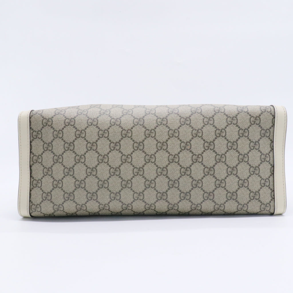 Padlock Chain Tote GG Coated Canvas Medium