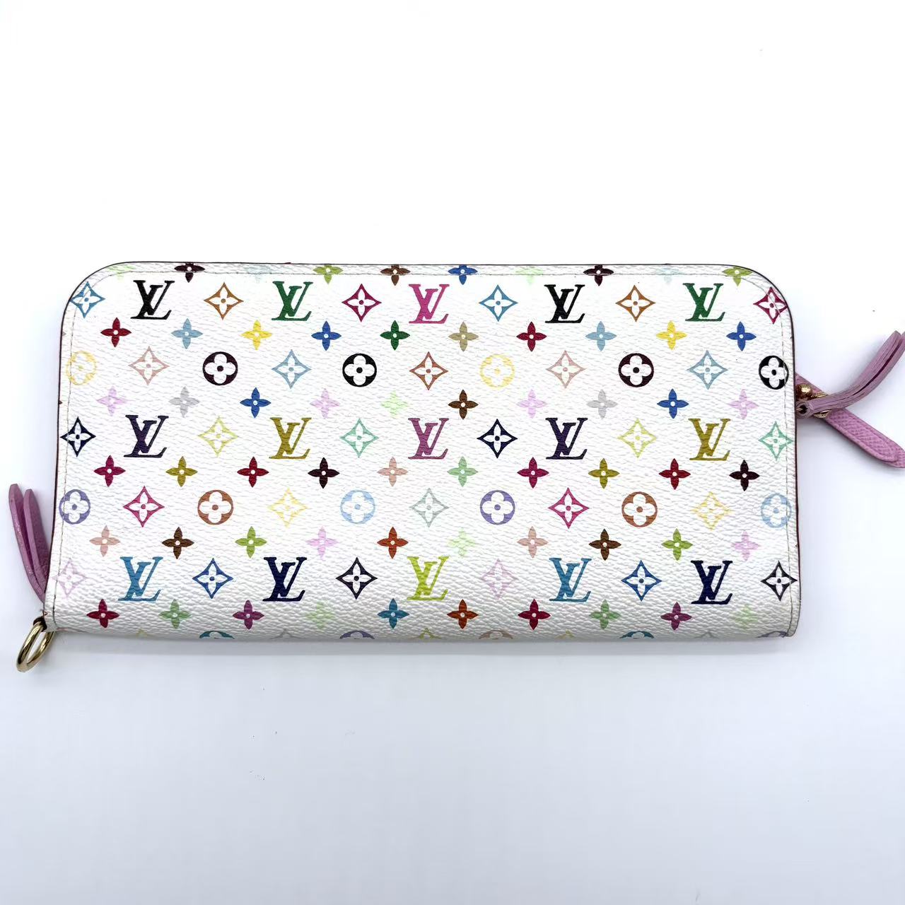 Monogram Multicolor Insolite Wallet White Litchi