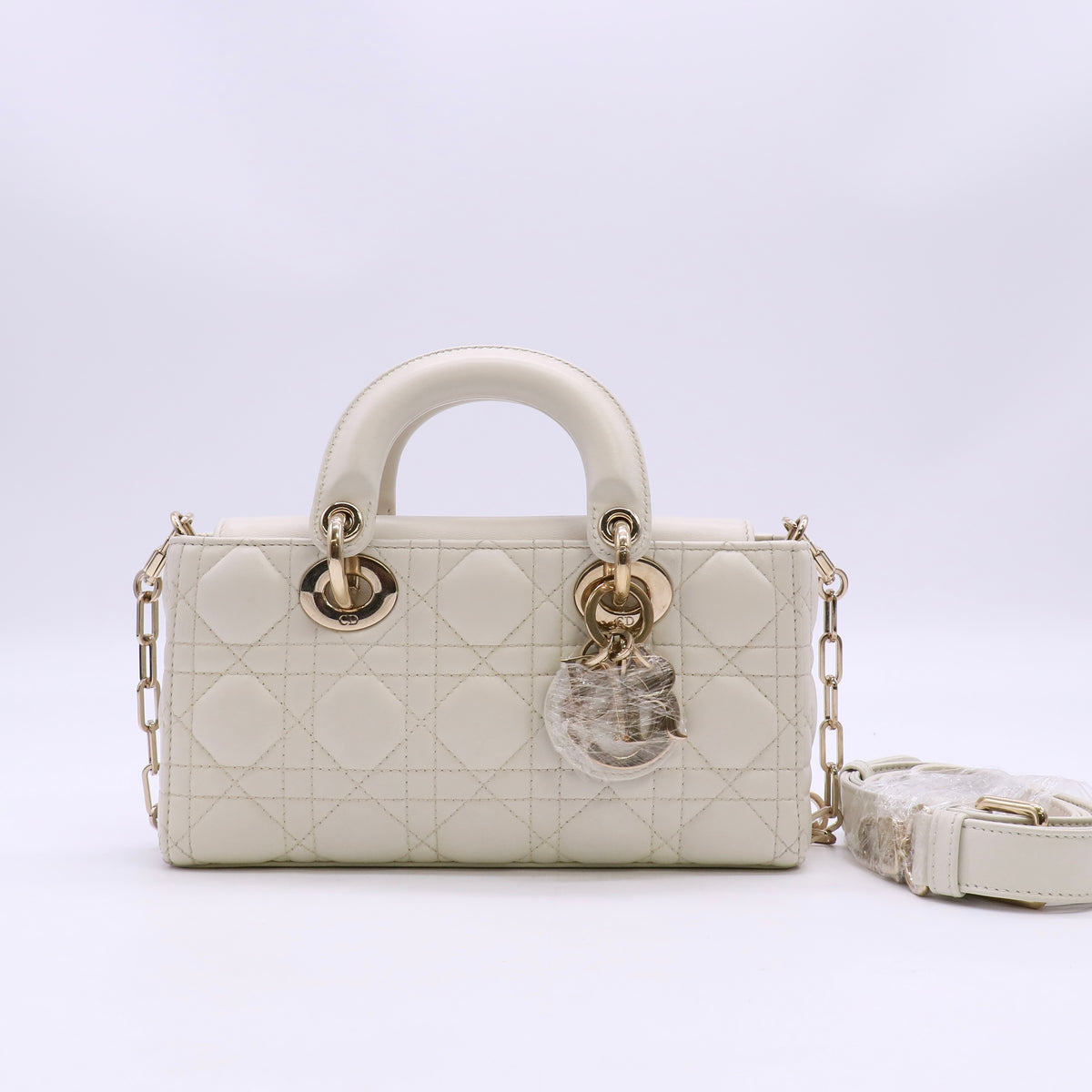 Dior Small Lady D-Joy Bag Latte Cannage Lambskin twins LDZ1510
