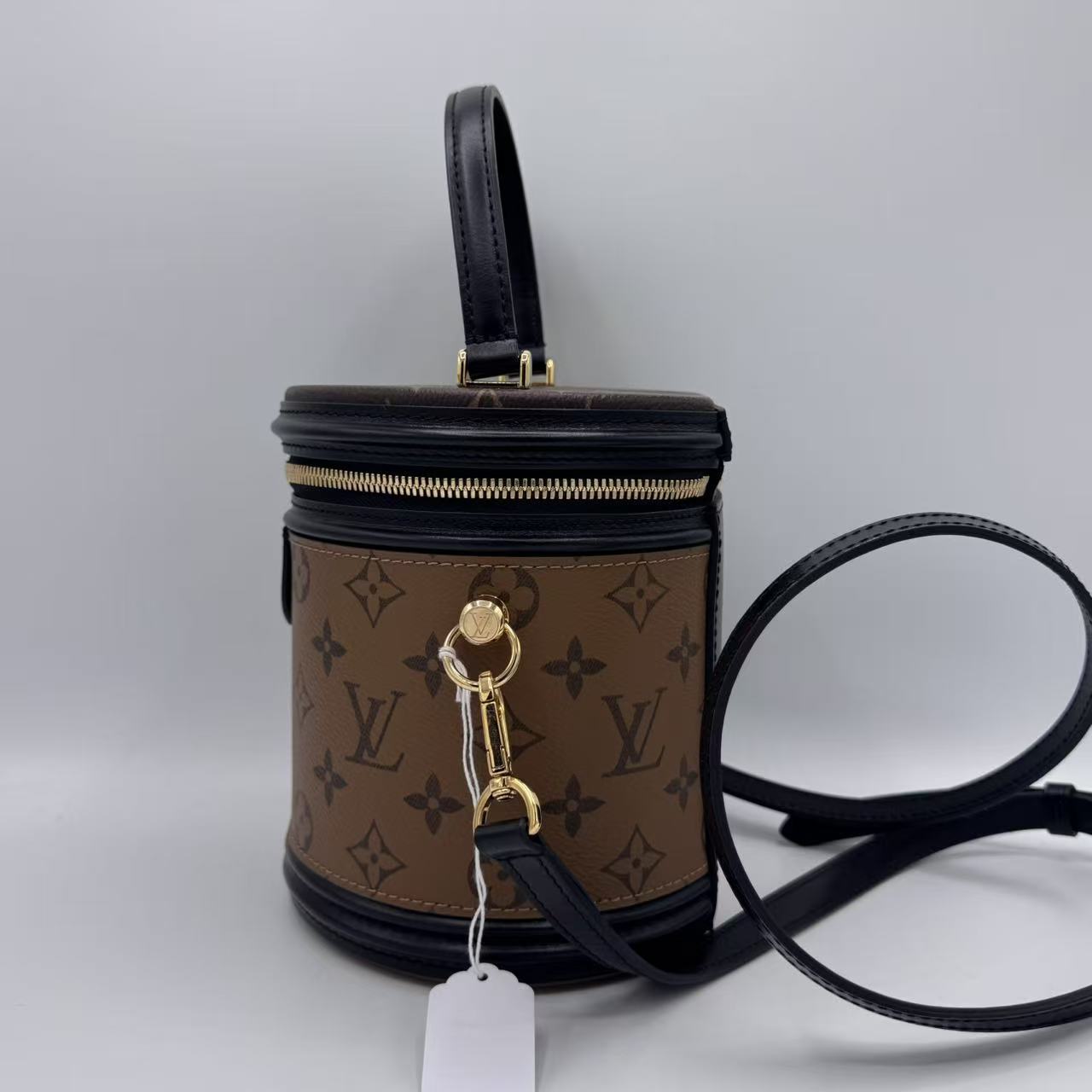 Cannes Handbag Reverse Monogram Canvas gisel