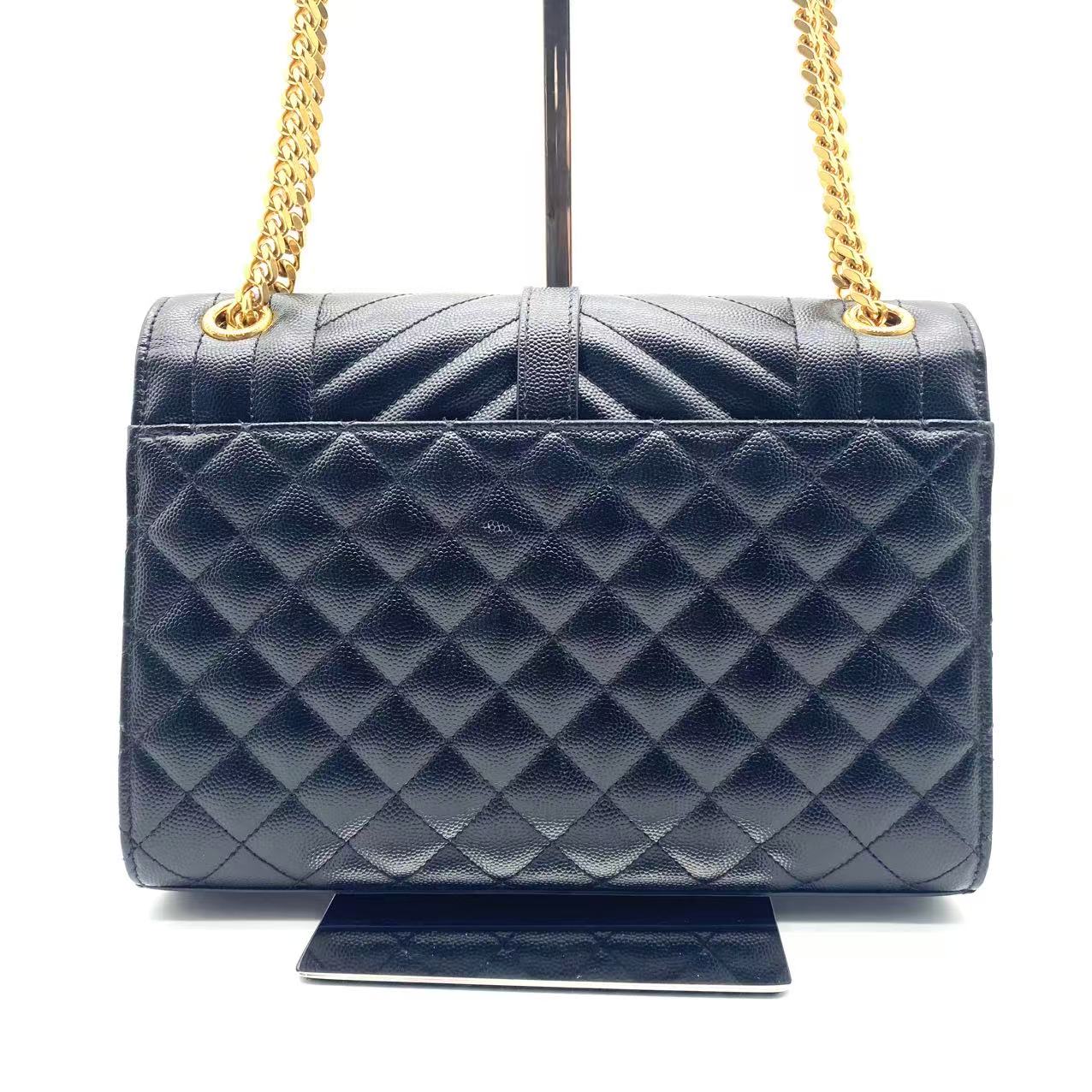 Envelope Medium Chain Bag in Mix Matelassé